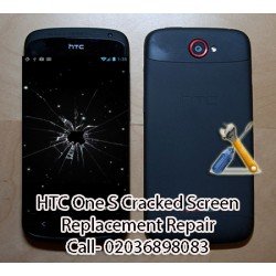 HTC One S Cracked Screen Replacement Repair